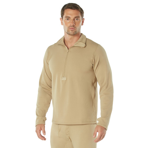Rothco ECWCS Gen III Mid-Weight Underwear Top (Level II) - Desert Sand
