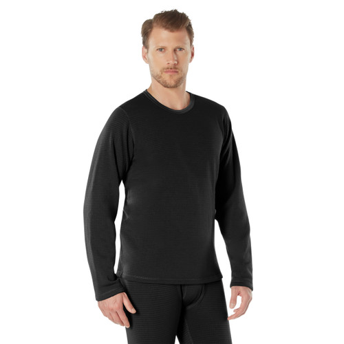 Rothco ECWCS Gen III Level II Underwear Crew Top - Black