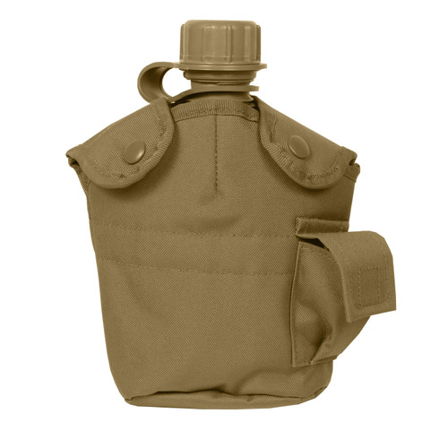 Rothco GI Style MOLLE Canteen Cover - Coyote Brown