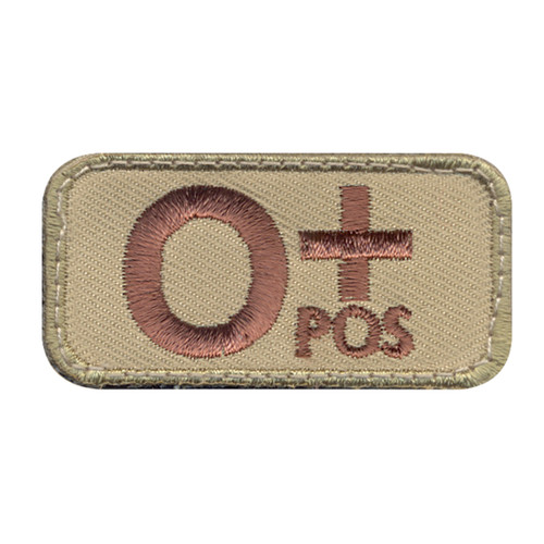 Rothco O Positive Blood Type Morale Patch