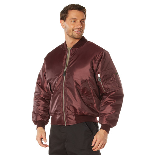 Rothco MA-1 Flight Jacket - Maroon