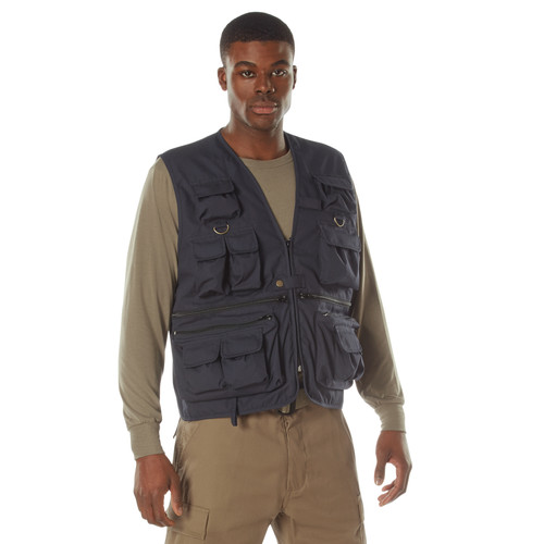 Rothco Uncle Milty Travel Vest - Midnight Navy Blue