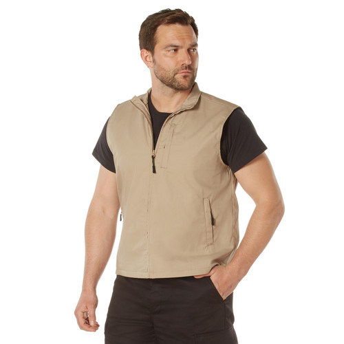 Rothco Undercover Travel Vest - Khaki