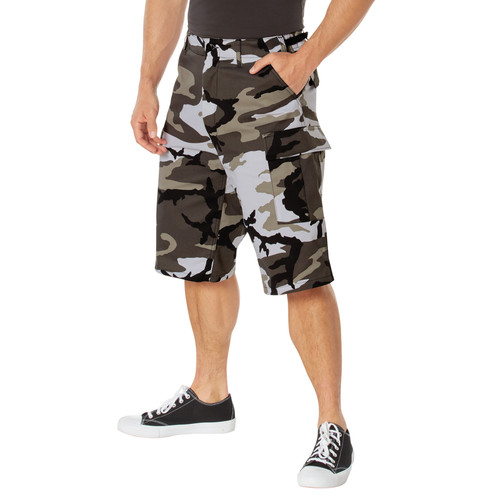 Rothco Long Length Camo BDU Shorts - City Camo