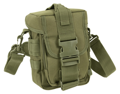 Rothco Flexipack MOLLE Tactical Shoulder Bag - Olive Drab
