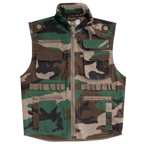 Rothco Kids Ranger Vest - Woodland Camo