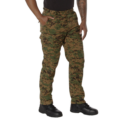 Rothco Digital Camo Tactical BDU Pants - Woodland Digital Camo