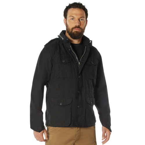 Rothco Vintage Lightweight M-65 Field Jacket - Black