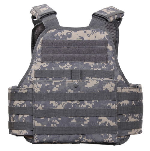 Rothco MOLLE Plate Carrier Vest - ACU Digital Camo
