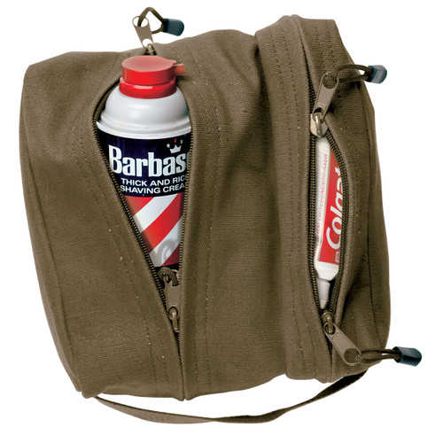 Rothco Canvas Dual Compartment Travel Kit
