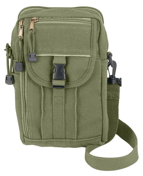 Rothco Heavyweight Classic Canvas Passport Travel Pouch - Olive Drab