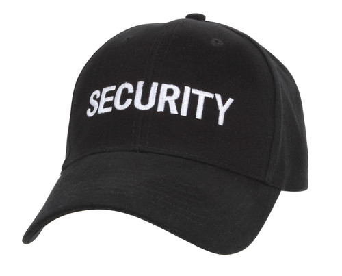 Rothco Security Supreme Low Profile Insignia Cap - Black / White