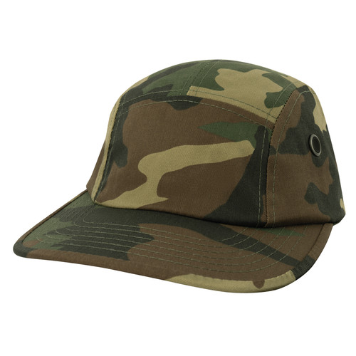 Rothco 5 Panel Street Cap - Woodland Camo