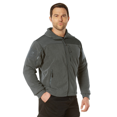 Rothco Spec Ops Tactical Fleece Jacket - Charcoal Grey