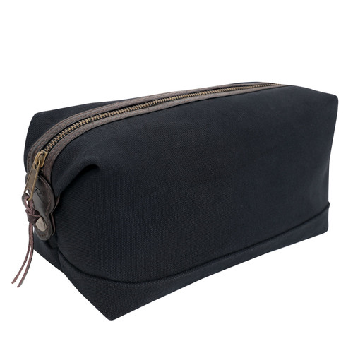 Rothco Canvas & Leather Travel Kit - Black