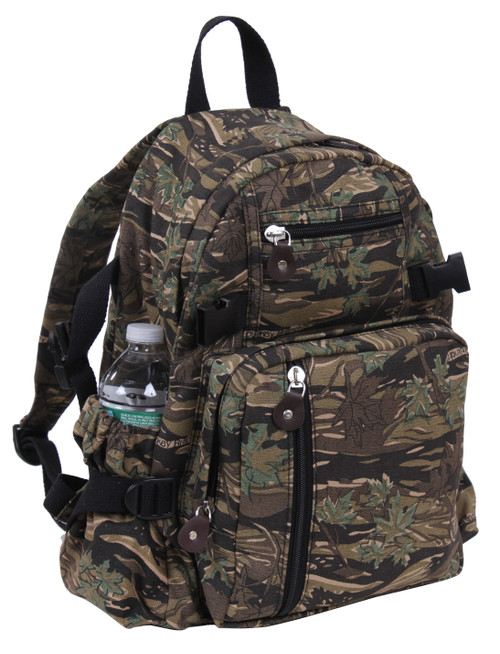 Rothco Vintage Canvas Compact Backpack - Smokey Branch Camo