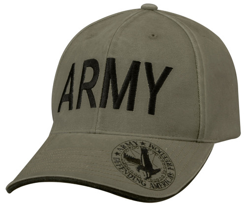 Rothco Vintage Deluxe Army Low Profile Insignia Cap - Olive Drab