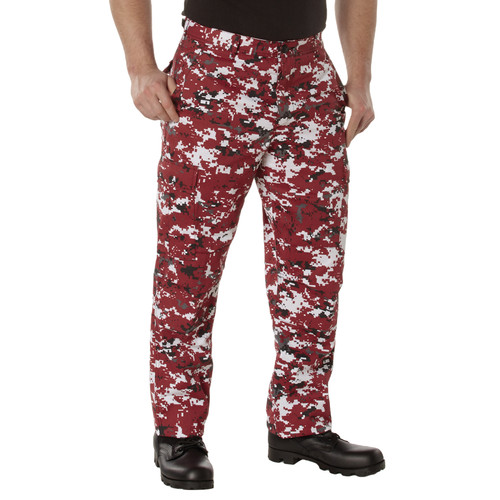 Rothco Digital Camo Tactical BDU Pants - Red Digital Camo