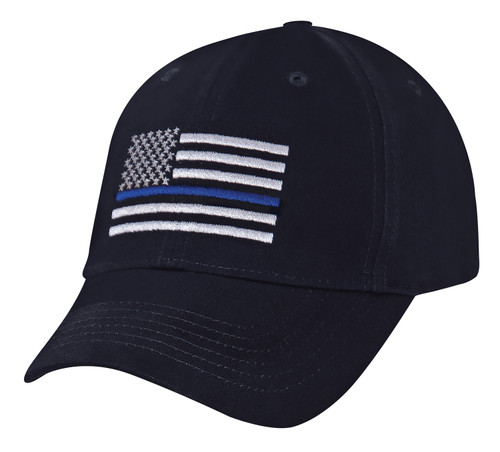 Rothco Thin Blue Line Flag Low Profile Cap - Navy Blue