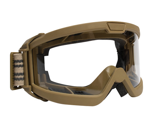 Rothco ANSI Ballistic OTG Goggle System - Coyote Brown
