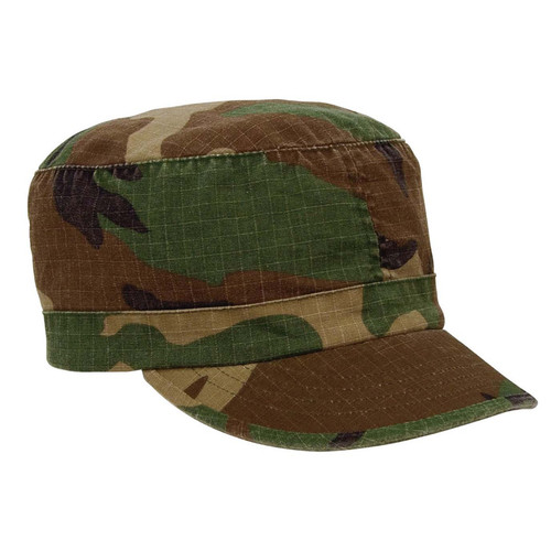 Rothco Women's Adjustable Vintage Fatigue Cap - Woodland Camo