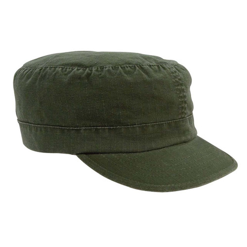 Rothco Women's Adjustable Vintage Fatigue Cap - Olive Drab