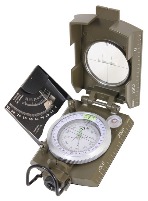 Rothco Deluxe Marching Compass - Olive Drab