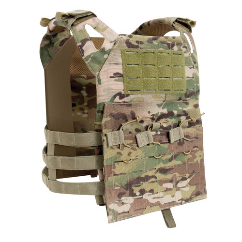 Rothco Laser Cut MOLLE Lightweight Armor Carrier Vest - MultiCam