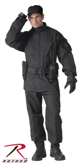 Rothco Combat Uniform Shirt - Black
