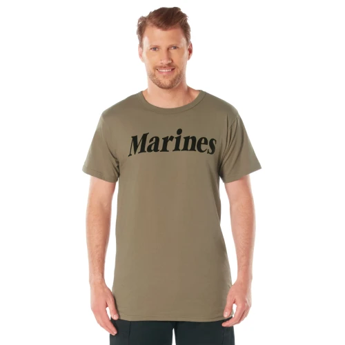 Rothco AR 670-1 Coyote Brown Marines Physical Training T-Shirt