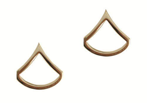 Rothco Private First Class Polished Insignia - Gold