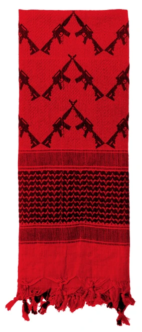 Rothco Crossed Rifles Shemagh Tactical Desert Keffiyeh Scarf