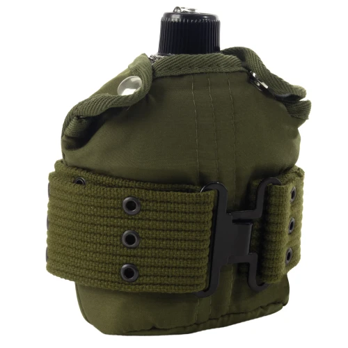 Rothco Aluminum Canteen And Pistol Belt Kit
