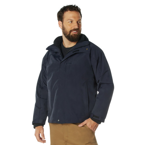 Rothco All Weather 3-In-1 Jacket - Midnight Navy Blue