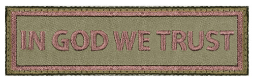 Rothco In God We Trust Morale Patch