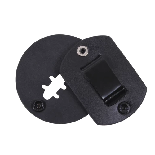 Rothco Round Leather Clip-On Badge Holder