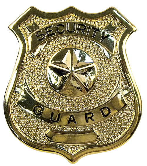 Rothco Security Guard Badge - Gold