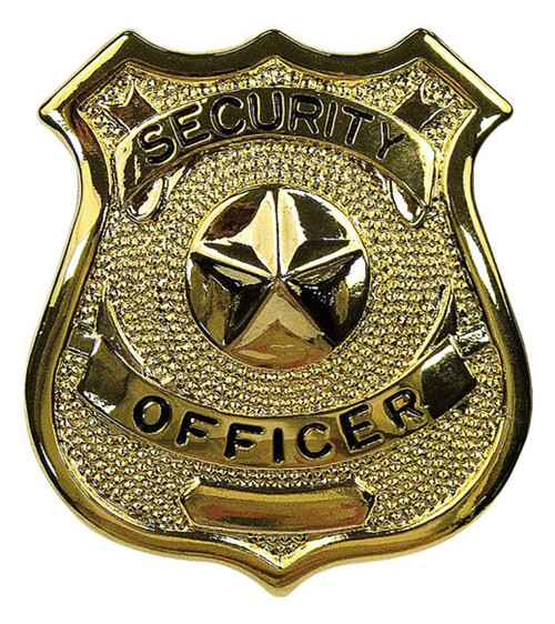 Rothco Security Officer Badge - Gold