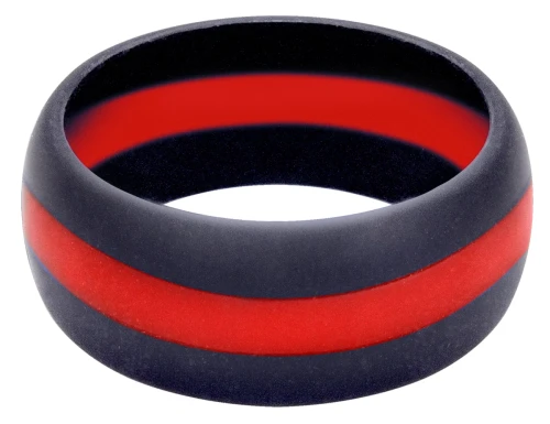 Rothco Thin Red Line Silicone Ring 
