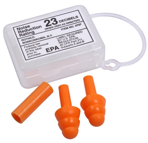 Rothco GI Type Silicon Earplugs 