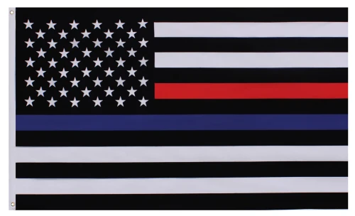 Rothco Thin Blue and Thin Red Line Flag 
