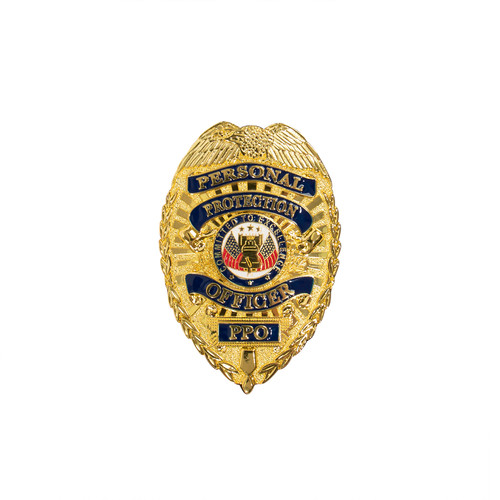 Rothco Personal Protection Officer (PPO) Badge - Gold
