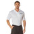 Rothco Moisture Wicking Security Polo Shirt - White W/ Black Lettering