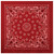 Rothco Trainmen Paisley Bandana - 22" X 22" - Red / White