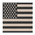 Rothco Subdued US Flag Bandana - Black / Khaki / 27 Inches