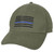 Rothco Thin Blue Line Flag Low Profile Cap - Olive Drab