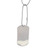 Rothco G.I. Type Dog Tag - Silver
