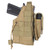 Rothco MOLLE Modular Ambidextrous Holster - Coyote Brown