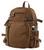 Rothco Vintage Canvas Compact Backpack - Earth Brown