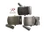 Rothco Vintage Web Belt Buckle & Tip Pack